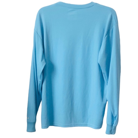 FTP Mens Dri Fit Light Blue Long Sleeved Shirt Size S - Picture 2 of 12